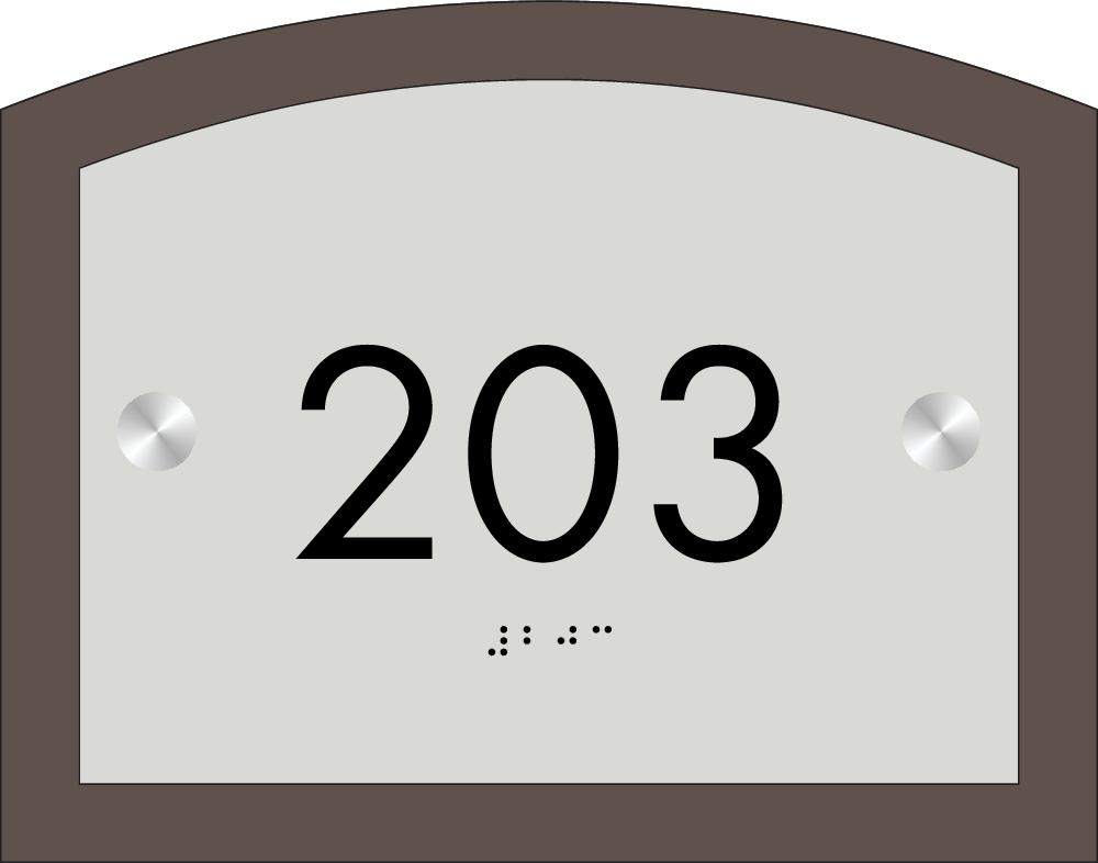 Leland - Room Number A 7" x 5.5"