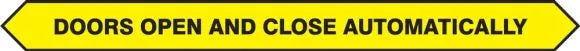 Double-Sided Door Stickers: Doors Open And Close Automatically-1