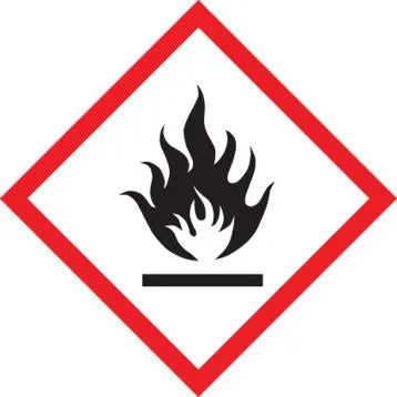 GHS Pictogram Label: Flame-1