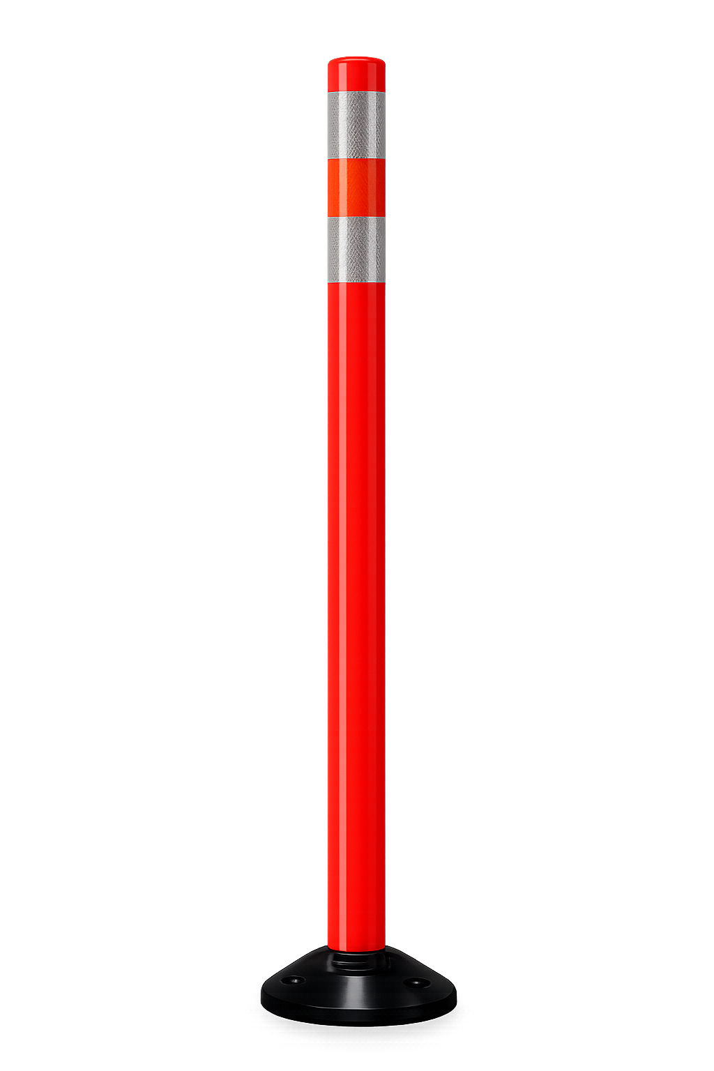 2" Dia Tubular Surface Mount Delineators 48" Tubular Delineator