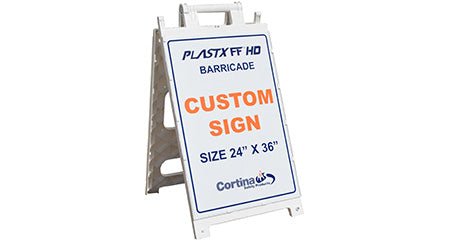 Plastx Fold Flat Heavy Duty Barrcade
