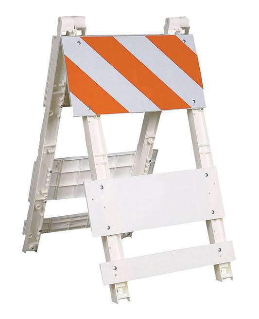 M-Cade Barricades - Type I - Sheeted Top Panel: 24"W x 12H", Unsheeted Bottom Panel: 24"W x 8"H With Sandbar