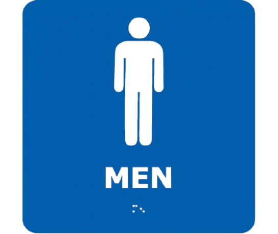 Ada - Braille - Men - Blue - 8X8
