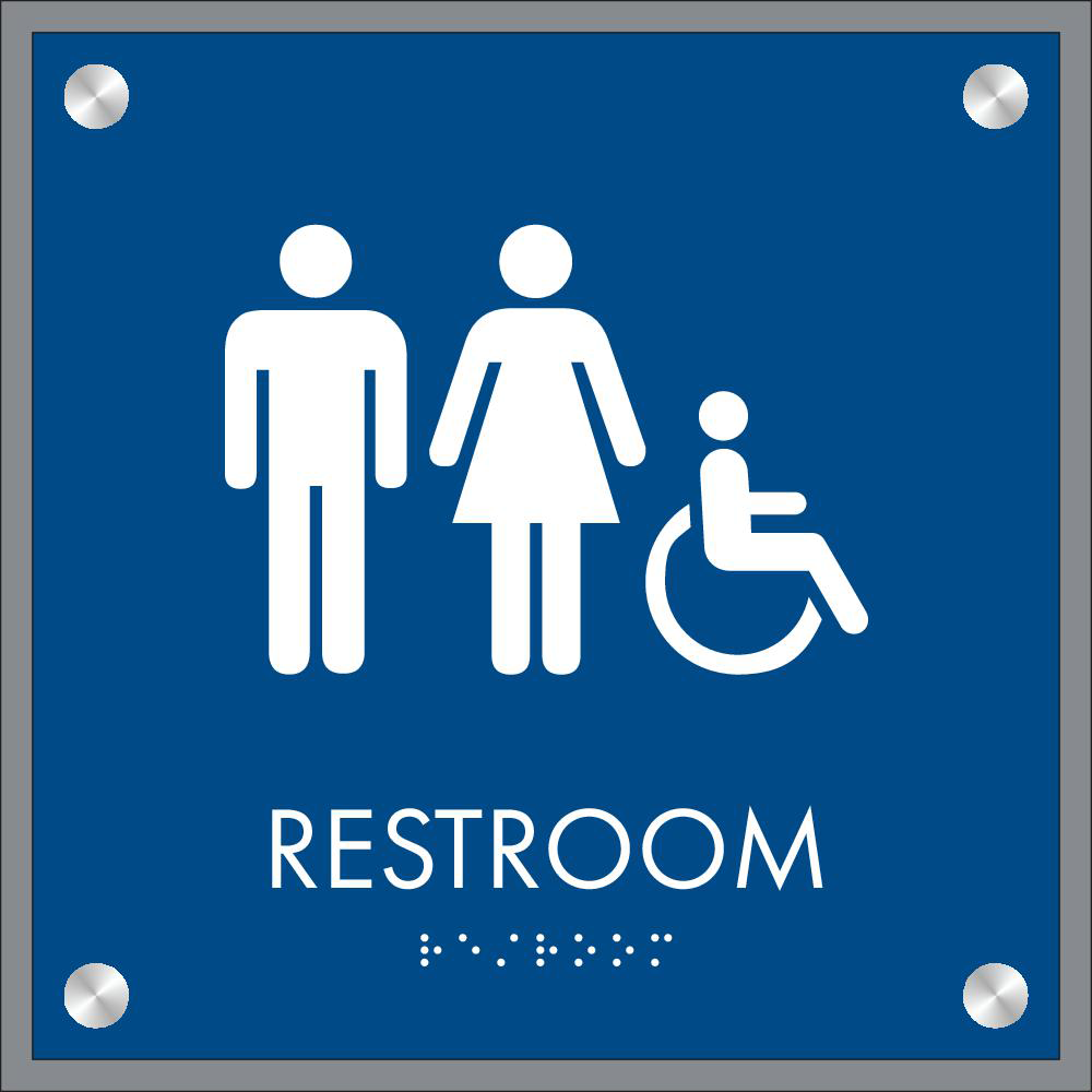 Alma - Restroom ID B 8.5" x 8.5"
