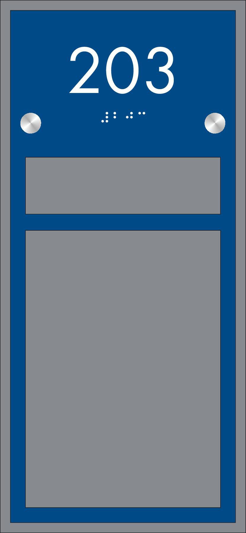 Alma - Room Number C 6" x 13"