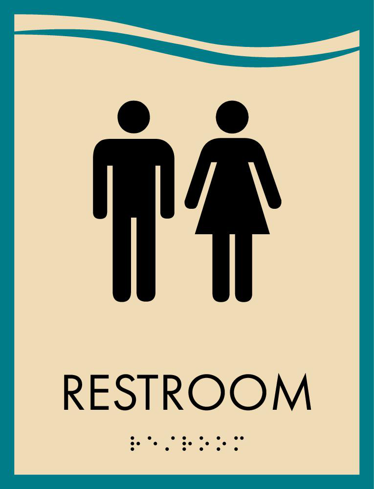Bay - Restroom ID A 6.5" x 8.5"