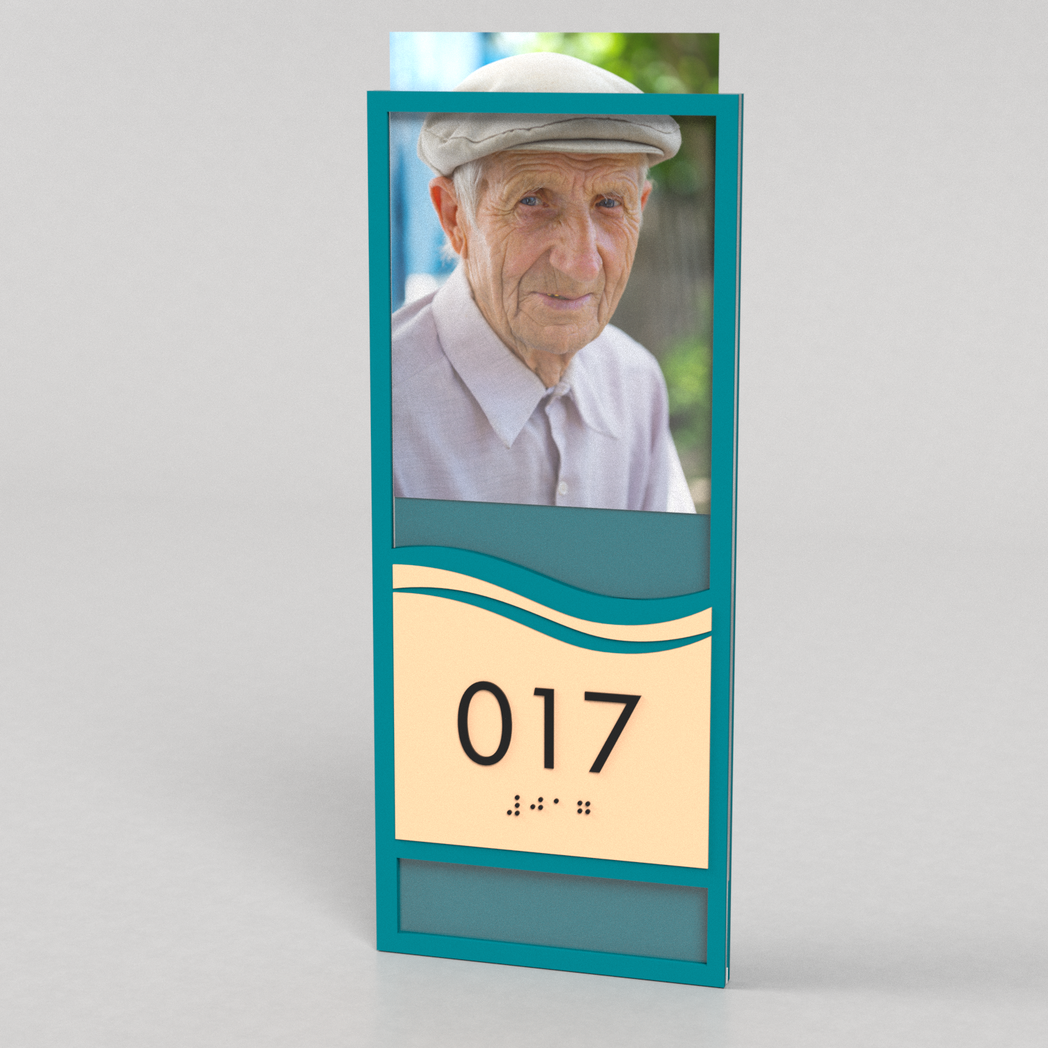 Bay - Room Number D 4.5" x 10.75"