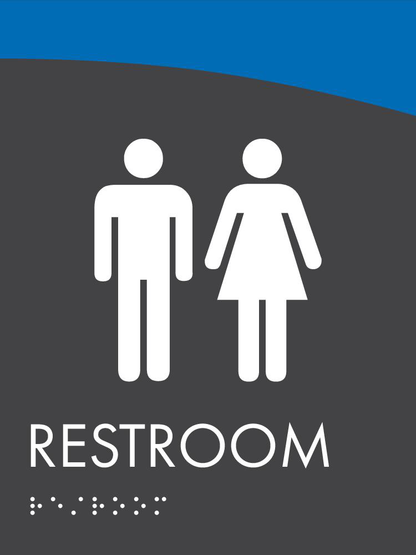 Bridge - Restroom Sign A 6" x 8"