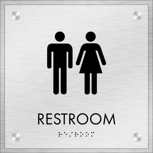 Crystal Ice - Restroom ID B 8.5" x 8.5"