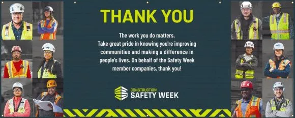 Fence Wrap™: Thank You The Work You do Matters Safety Week Banner-2