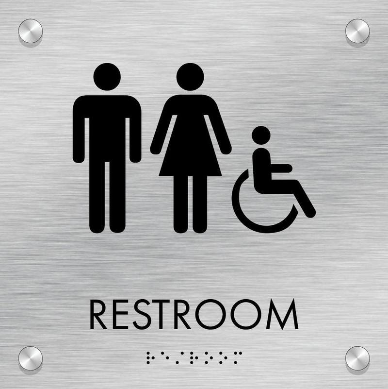 Houghton - Restroom ID B 8" x 8"-1