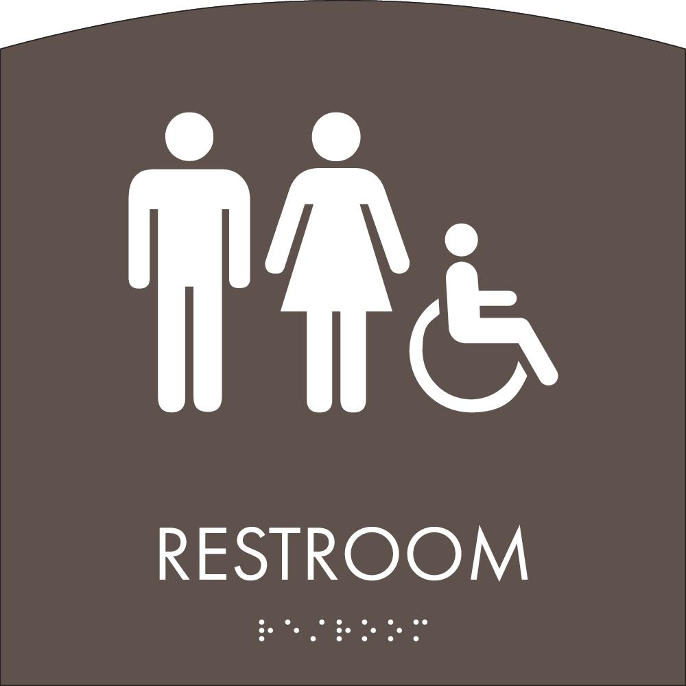 Leland - Restroom ID B 8" x 8"