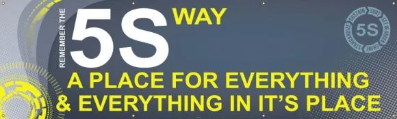 5S Banners - Remember the 5S Way A Place For Everything & Everything In It's Place-1
