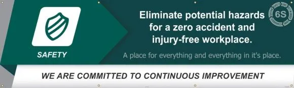 5S Banners - Eliminate Potential Hazards For A Zero Accident And Injury-Free Workplace.-1
