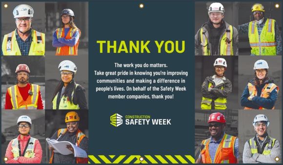 Motivational Banner: Thank You The Work You do Matters Safety Week Banner-2