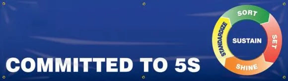 5S Campaign Banner: Committed To 5S-1