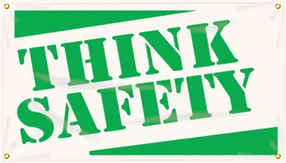 Safety Banners: Think Safety-1