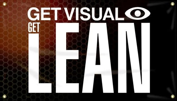 5S Motivational Banner: Get Visual Get Lean-1