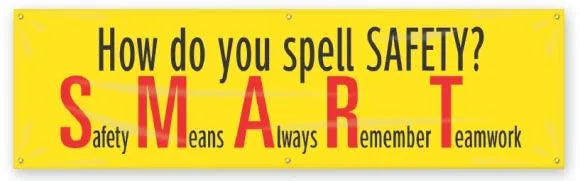 Safety Banners: How Do You Spell Safety?-1