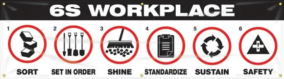 6S Banner: 6S Workplace