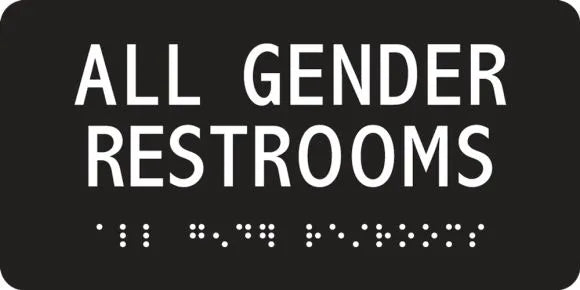 ADA Braille Gender-Neutral Sign: All Gender Restrooms-1