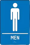 ADA Braille Tactile Sign: Men-2