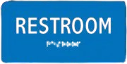 Restroom and access ADA braille signs-2