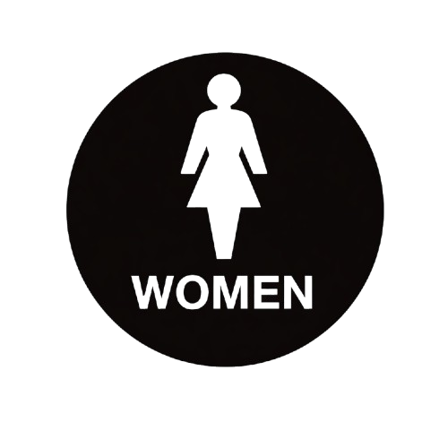 California Title 24 ADA Restroom Door Sign: Women-2
