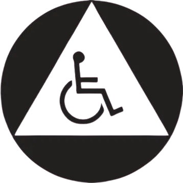 California Title 24 Gender-Neutral Sign: Handicap Accessible
