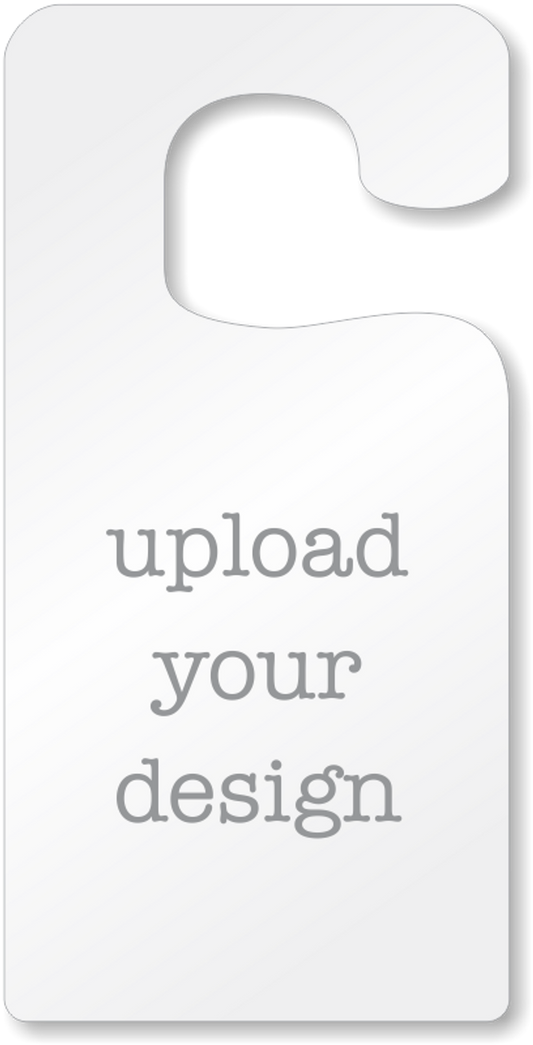 Custom 20 Mil Parking Hang Tag - 3.5"W x 7"H