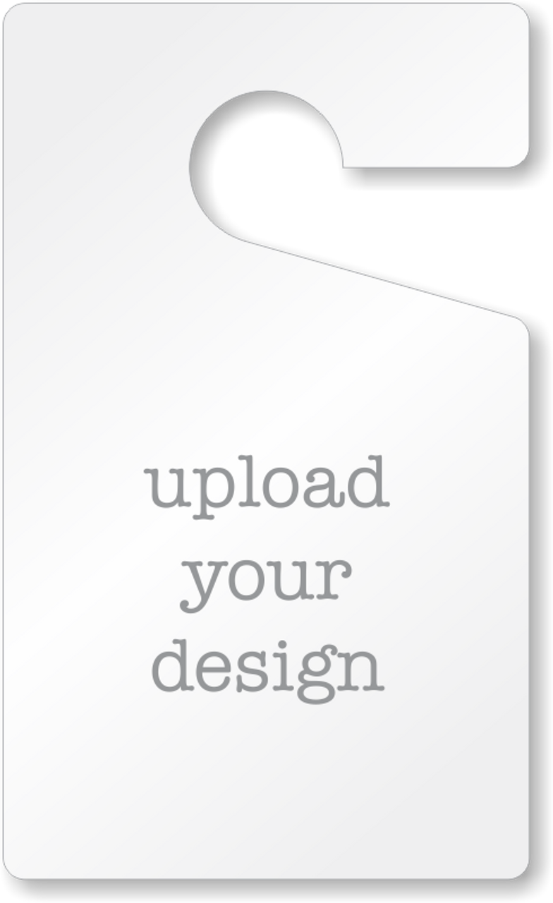 Custom 30 mil Parking Hang Tag - 3"W x 5"H