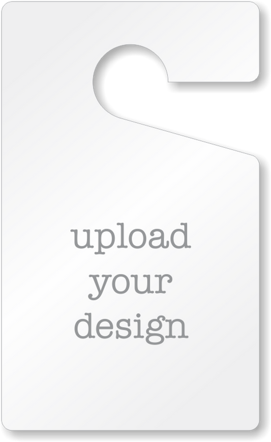 Custom 30 mil Parking Hang Tag - 3"W x 5"H