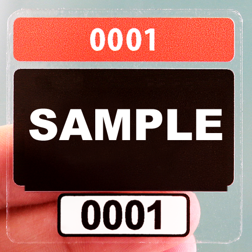Custom Repostitionable Parking Permit (Clear), Front Stick - 2" x 2"-1
