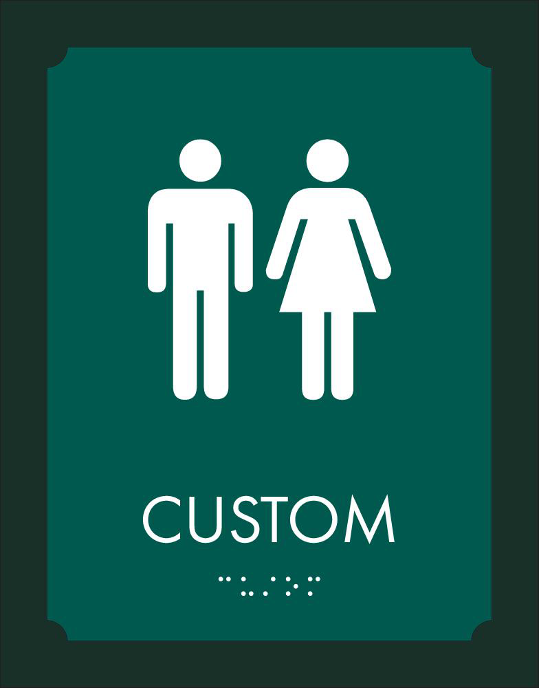 Wonder - Restroom ID A 7.25" x 9.25"