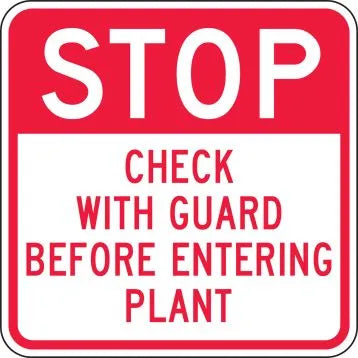 Facility Traffic Sign-1
