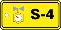 Energy Source Identification Standard Steam Tag - 3" W X 1.5" H Inches-15