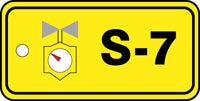 Energy Source Identification Standard Steam Tag - 3" W X 1.5" H Inches-38