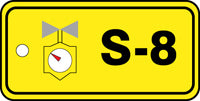 Energy Source Identification Standard Steam Tag - 3" W X 1.5" H Inches-9