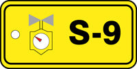 Energy Source Identification Standard Steam Tag - 3" W X 1.5" H Inches-40