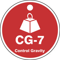 Energy Source ShapeID Tag Control Gravity - 2.5" Inches-38