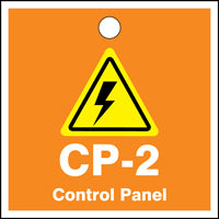 Energy Source ID Tag Individual Control Panel - 2.5" Inches-23
