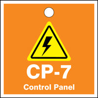 Energy Source ID Tag Individual Control Panel - 2.5" Inches-28