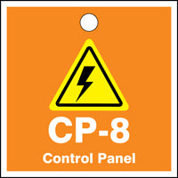 Energy Source ID Tag Individual Control Panel - 2.5" Inches-39