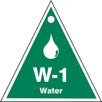 Energy Source ShapeID Water Identification Tag Numbered-22