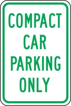 Compact Car Parking Sign