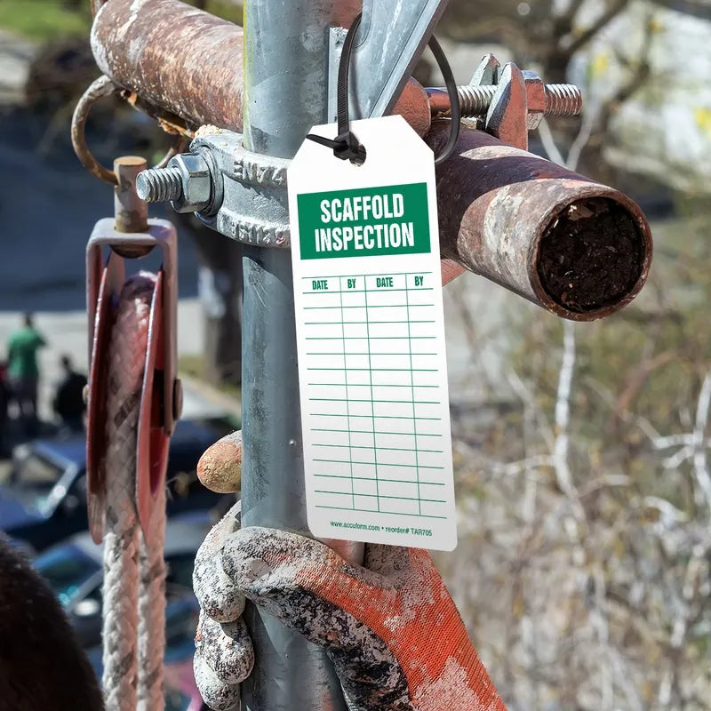 Tags By-The-Roll: Scaffold Inspection-4