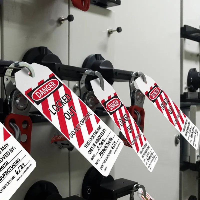OSHA Danger Tags By-The-Roll: Locked Out Do Not Operate-4